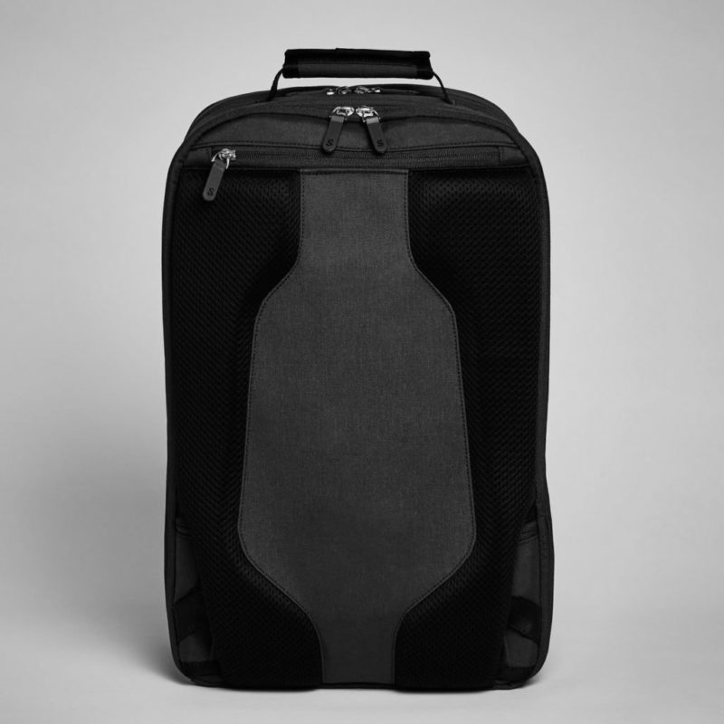 Run commuter backpack with hideaway straps