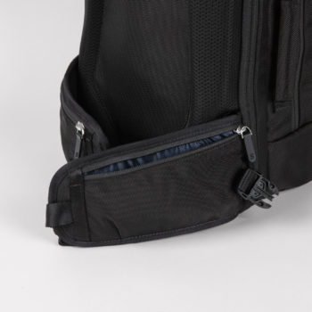 Commuter backpack with waist strap