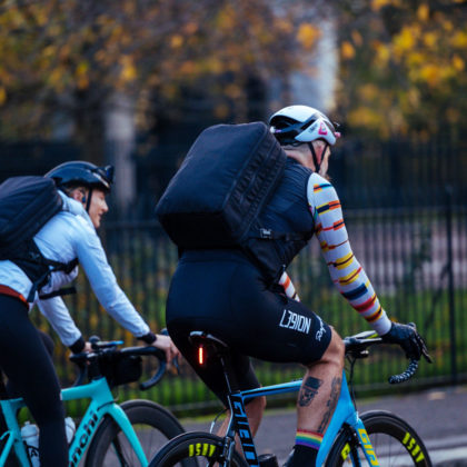 Commuter rucksack for cyclists