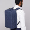 Stolt Alpha blue commuter backpack