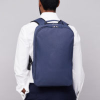 Alpha commuter backpack in blue