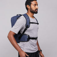 Stolt Alpha blue run commute backpack