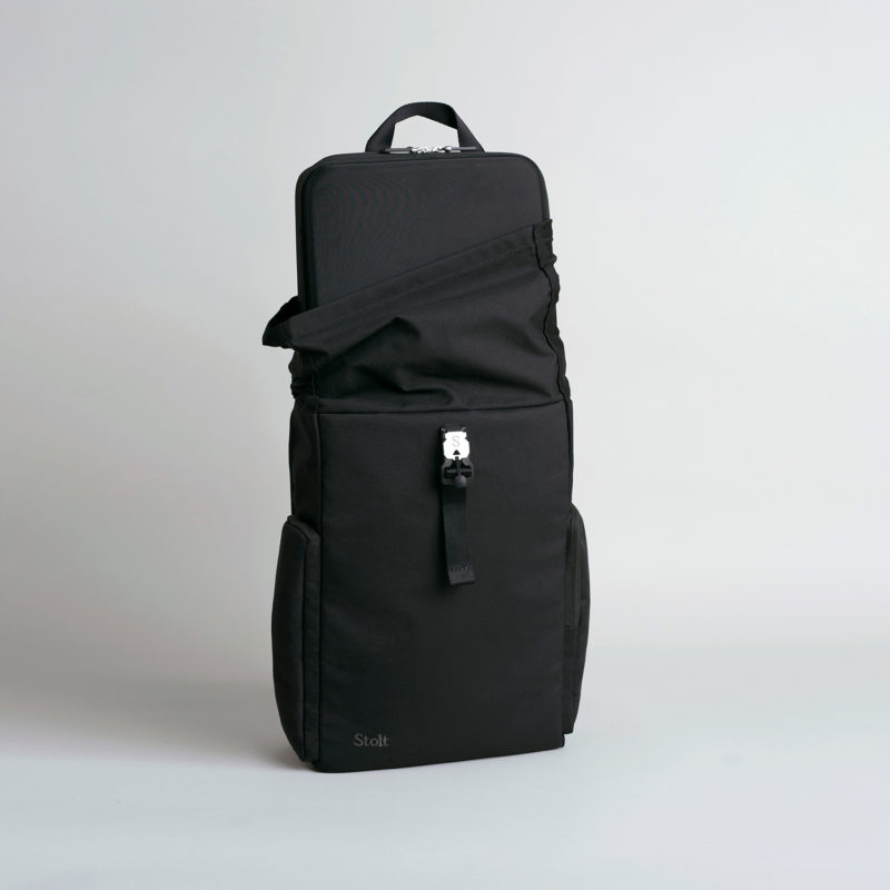 Stolt Athlete commuting rucksack with accessories