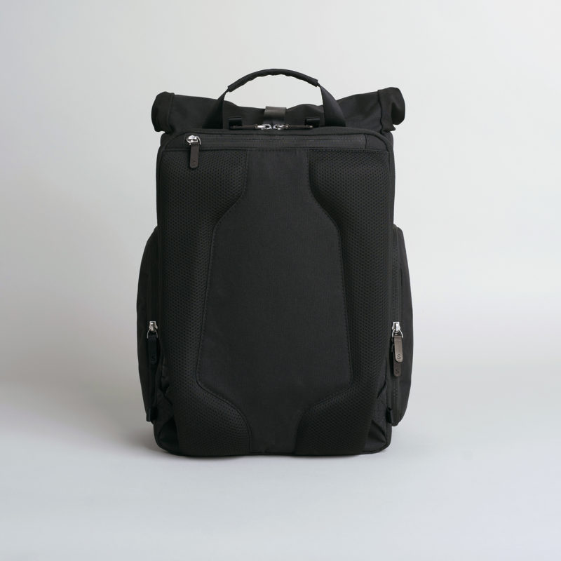 Stolt commuting backpack with hide-away straps