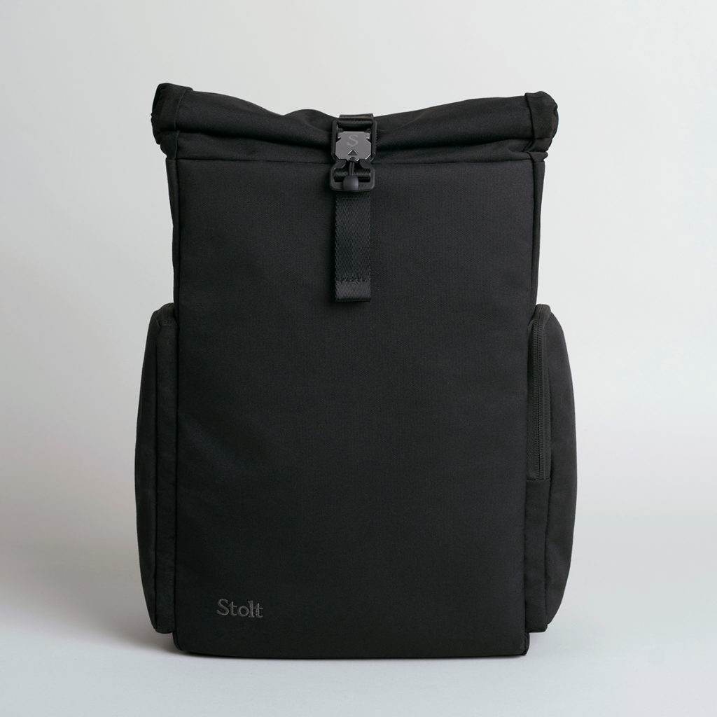 Stolt rolltop commuting backpack for runners, cyclists and commuters