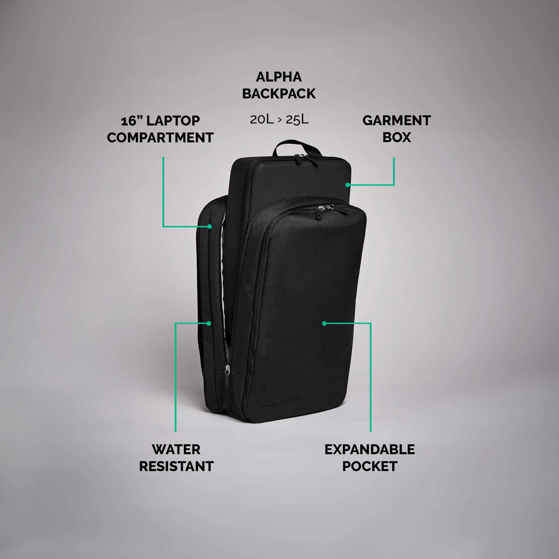 Alpha Backpack Specifications