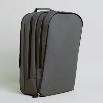 Grey commuter backpack