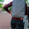 Grey commuter backpack